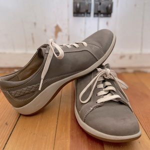 Aetrex Dana Lace-Up Leather Braided Detail Oxfords | 8 1/2 | Dillards